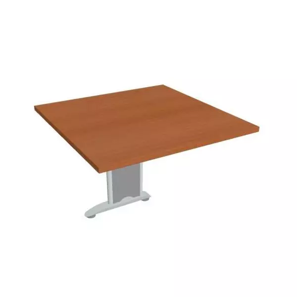 Doplnkový stôl Cross, 80x75,5x80 cm, čerešňa/kov