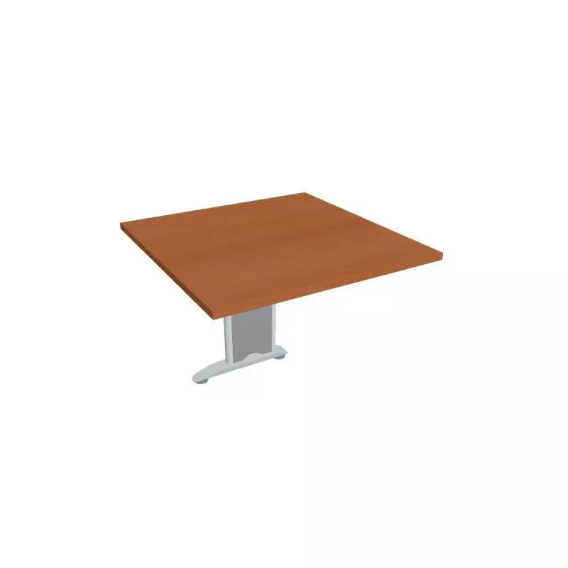 Doplnkový stôl Cross, 80x75,5x80 cm, čerešňa/kov Doplnkový stôl Cross, 80x75,5x80 cm, čerešňa/kov