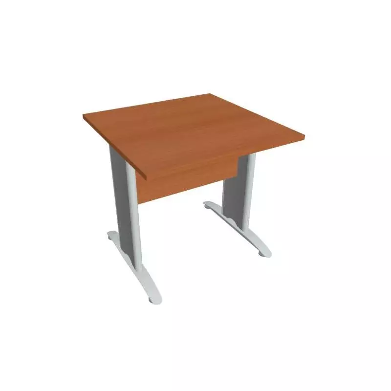 Rokovací stôl Cross, 80x75,5x80 cm, čerešňa/kov Rokovací stôl Cross, 80x75,5x80 cm, čerešňa/kov