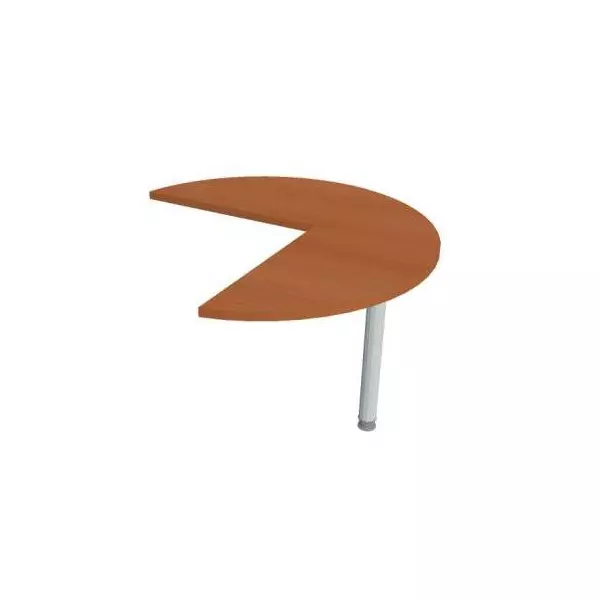 Doplnkový stôl Flex, pravý, 100,0x75,5x(60x60) cm, čerešňa/kov