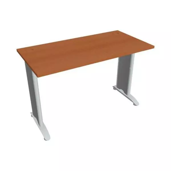 Pracovný stôl Flex, 120x75,5x60 cm, čerešňa/kov