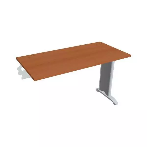 Pracovný stôl Flex, 120x75,5x60 cm, čerešňa/kov