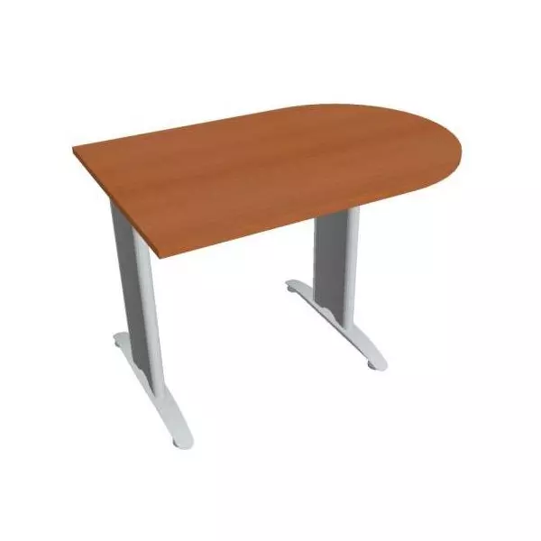 Doplnkový stôl Flex, 120x75,5x80 cm, čerešňa/kov