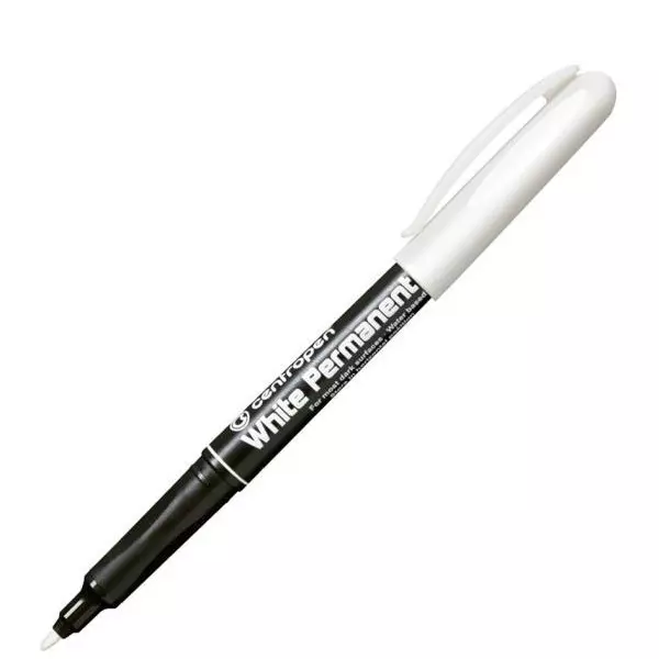 Permanentný popisovač Centropen 2686 biely