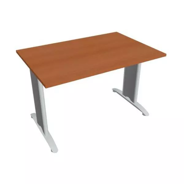 Rokovací stôl Flex, 120x75,5x80 cm, čerešňa/kov