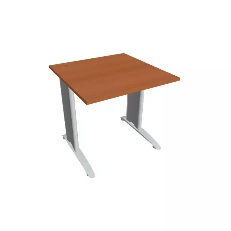 Pracovný stôl Flex, 80x75,5x80 cm, čerešňa/kov Pracovný stôl Flex, 80x75,5x80 cm, čerešňa/kov