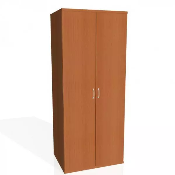 Šatníková policová skriňa Strong, 80x192x60 cm, čerešňa/čerešňa