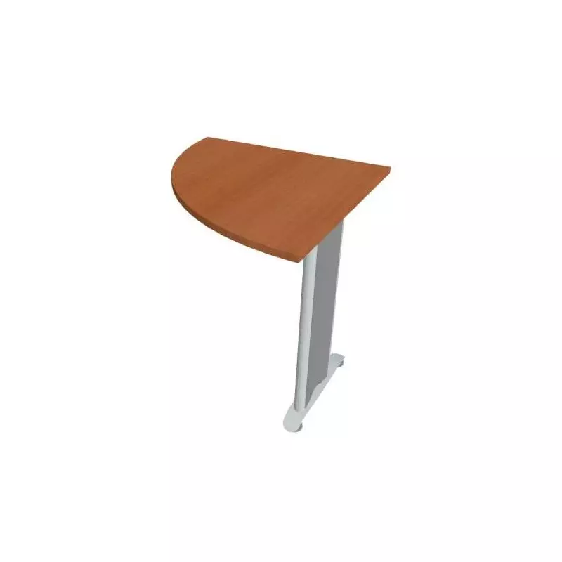 Doplnkový stôl Flex, ľavý, 80x75,5x80 cm, čerešňa/kov Doplnkový stôl Flex, ľavý, 80x75,5x80 cm, čerešňa/kov
