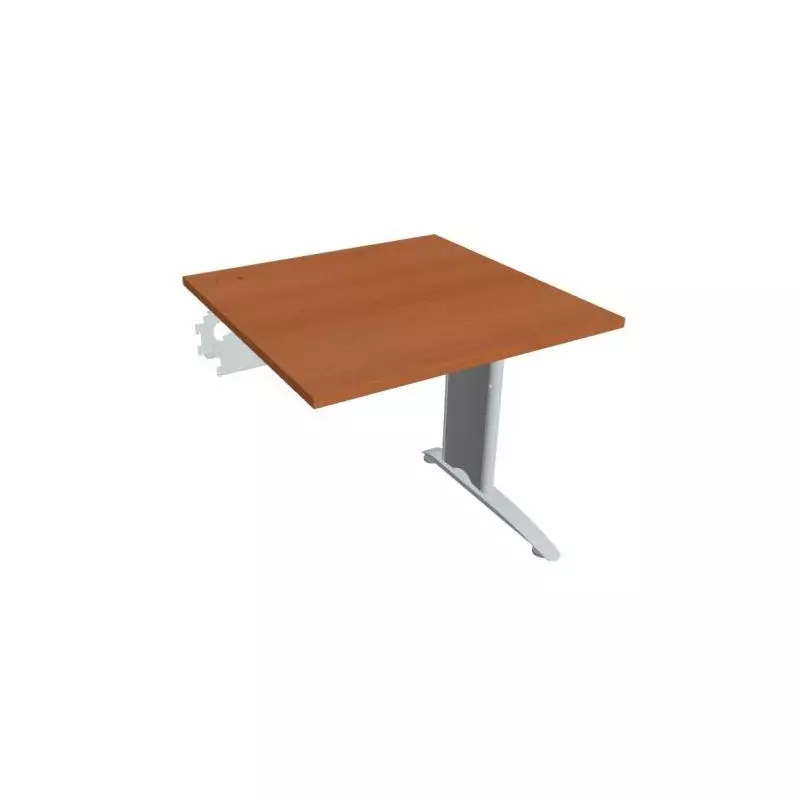 Pracovný stôl Flex, 80x75,5x80 cm, čerešňa/kov Pracovný stôl Flex, 80x75,5x80 cm, čerešňa/kov