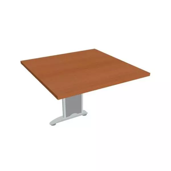 Doplnkový stôl Flex, 80x75,5x80 cm, čerešňa/kov