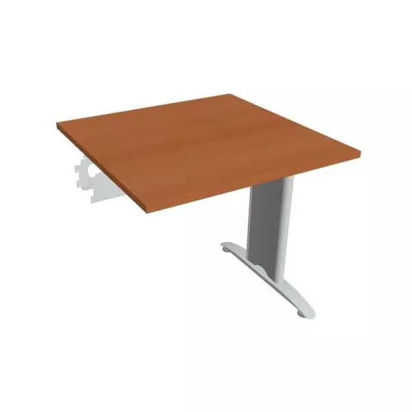 Rokovací stôl Flex, 80x75,5x80 cm, čerešňa/kov