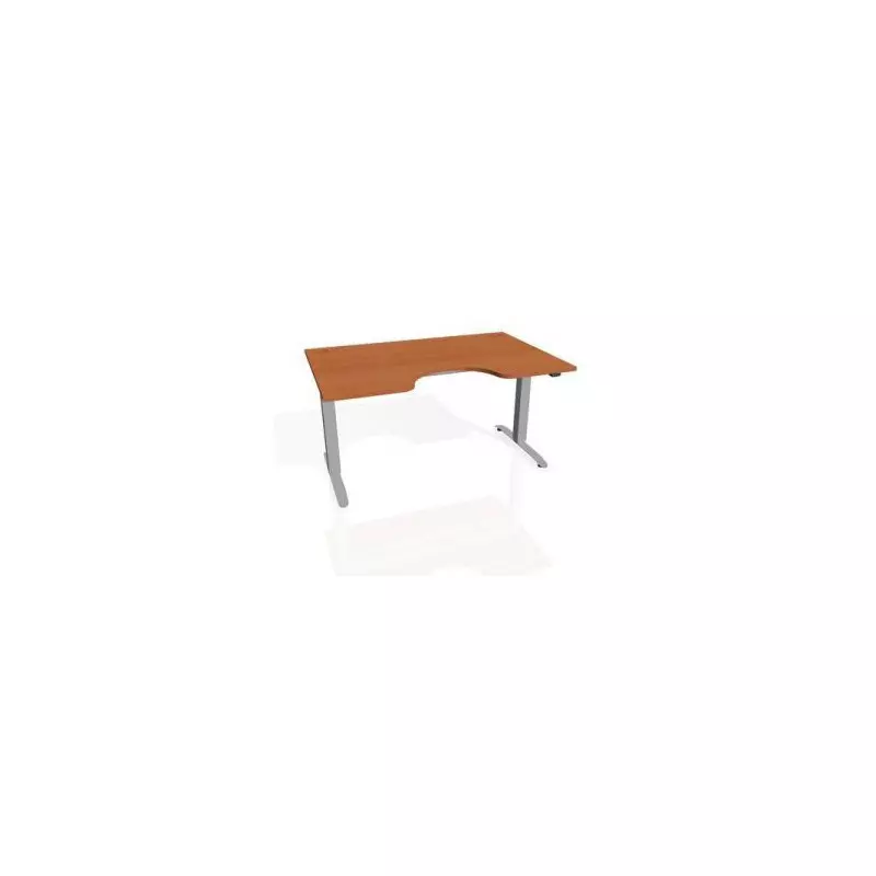 Pracovný stôl Motion Ergo, ZO, 2S, 120x70,5-120,5x90 cm, čerešňa/sivá Pracovný stôl Motion Ergo, ZO, 2S, 120x70,5-120,5x90 cm, čerešňa/sivá