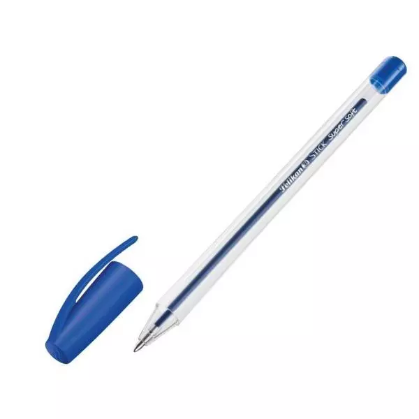 Guľôčkové pero Pelikan Stick super soft modré 50ks