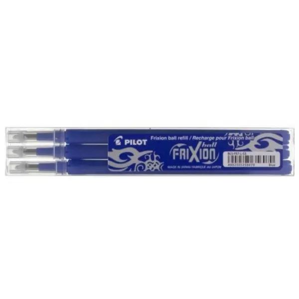 Náhradná náplň do gumovacieho rollera PILOT Frixion 0,7mm modrá 3ks
