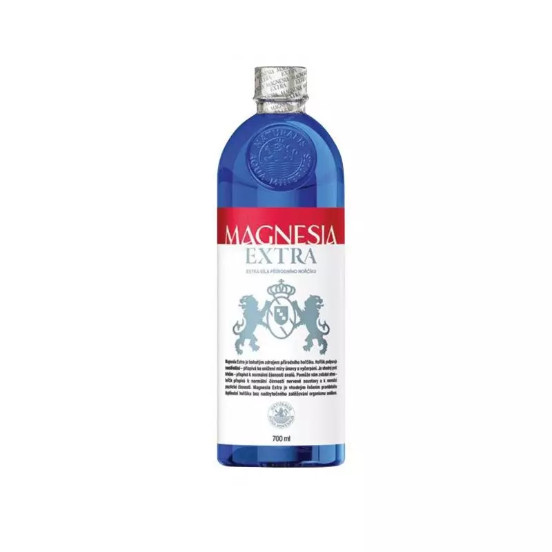 Minerálna voda MAGNESIA Extra 0,7 ℓ (1ks) Minerálna voda MAGNESIA Extra 0,7 ℓ (1ks)