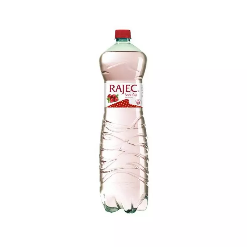 Pramenitá voda Rajec ochutená - brusnica jemne sýtená 6 x 1,5 ℓ Pramenitá voda Rajec ochutená - brusnica jemne sýtená 6 x 1,5 ℓ
