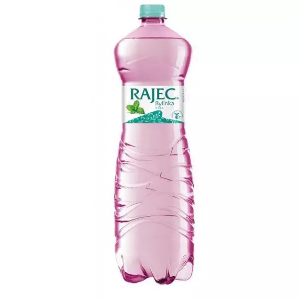 Pramenitá voda Rajec ochutená - mäta nesýtená 6 x 1,5 ℓ