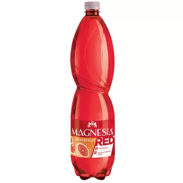 Minerálna voda MAGNESIA red ochutená - grapefruit 6 x 1,5 ℓ