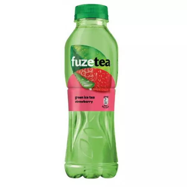Zelený ľadový čaj FUZETEA Aloe vera a jahoda 12 x 0,5 ℓ