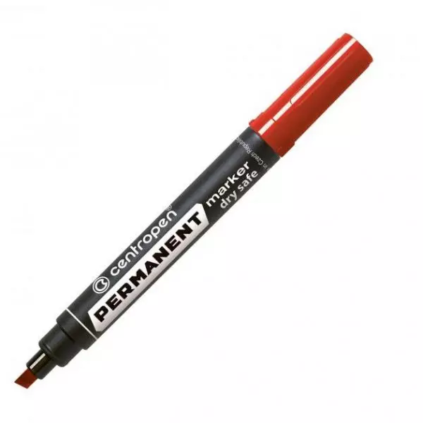 Permanentný popisovač Centropen 8516 nevysychajúci červený