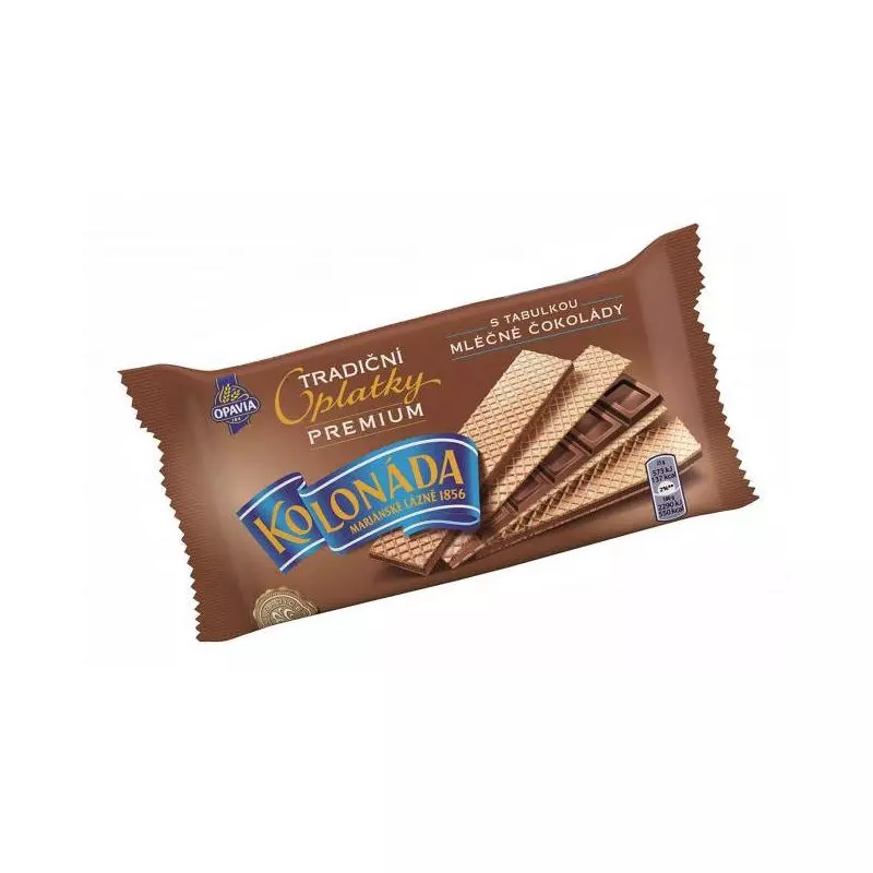 Oblátky Kolonáda Premium - mliečna čokoláda 92 g Oblátky Kolonáda Premium - mliečna čokoláda 92 g