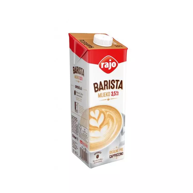 Trvanlivé mlieko plnotučné Barista 1 ℓ Trvanlivé mlieko plnotučné Barista 1 ℓ