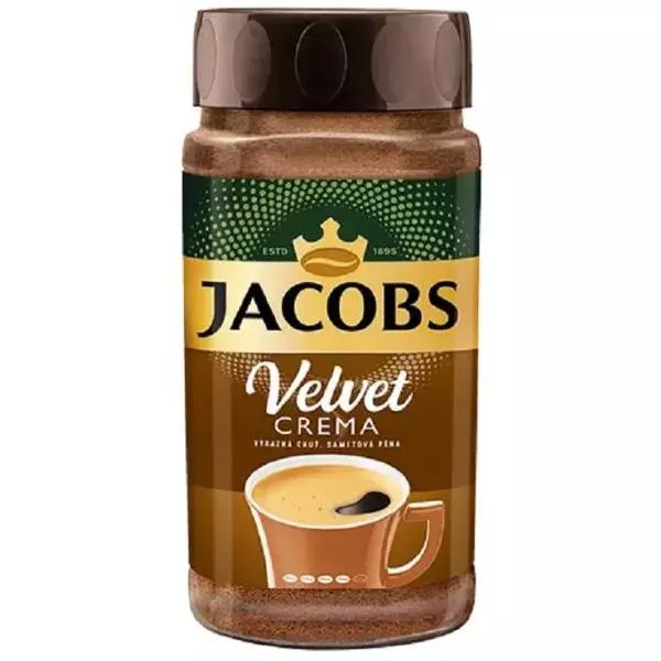 Káva JACOBS Velvet Crema instantná 200 g