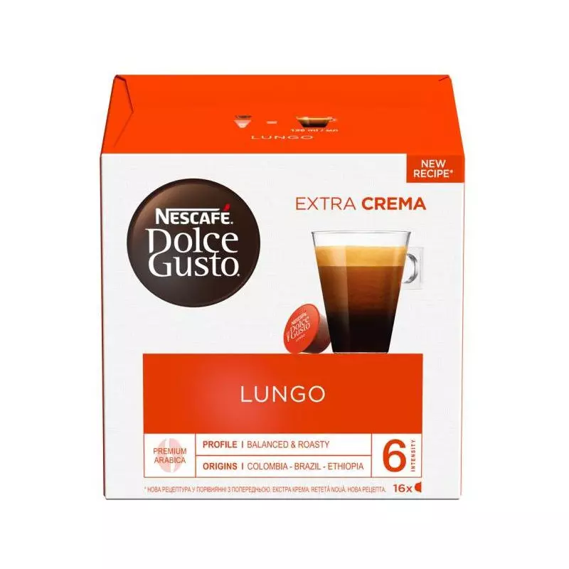 Kávové kapsule DOLCE GUSTO Caffé Lungo (16 ks) Kávové kapsule DOLCE GUSTO Caffé Lungo (16 ks)