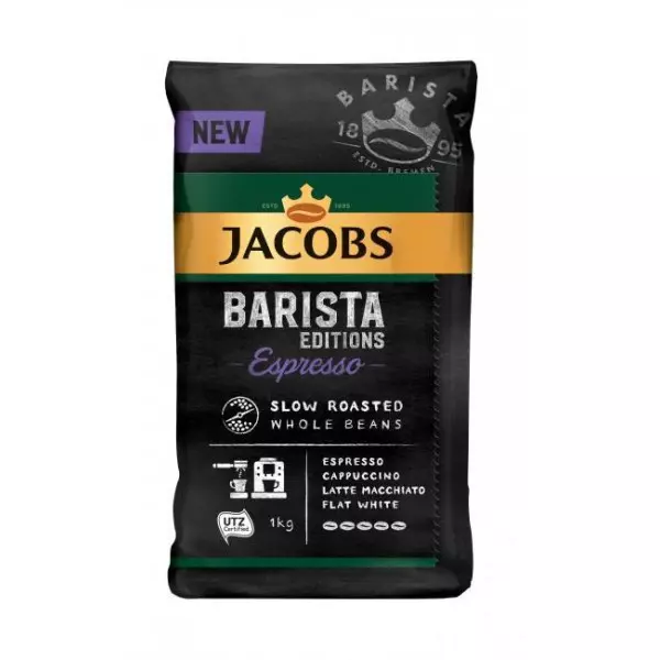 Káva JACOBS Barista Espresso zrnková 1 kg