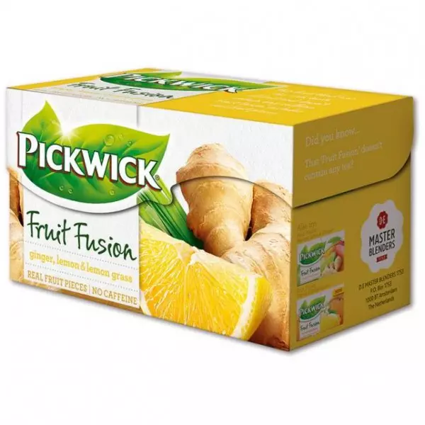 Čaj PICKWICK zázvor s citrónom HB 20 x 2 g