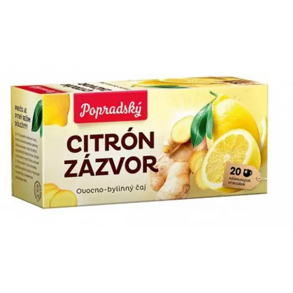 Čaj BOP ovocný citrón, zázvor 40g