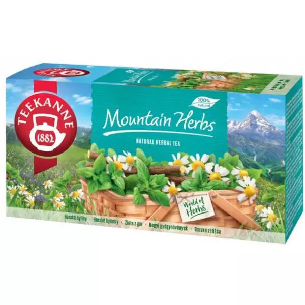 Čaj TEEKANNE bylinný Mountain Herbs HB 20 x 1,8 g