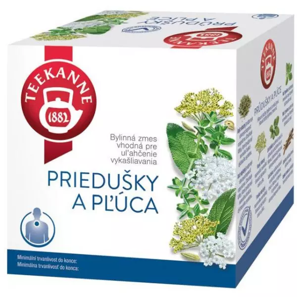 Čaj TEEKANNE bylinný Priedušky a pľúca HB 10 x 2 g