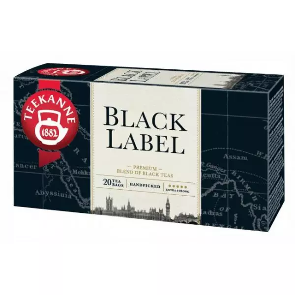 Čaj TEEKANNE čierny Black label HB 20 x 2 g