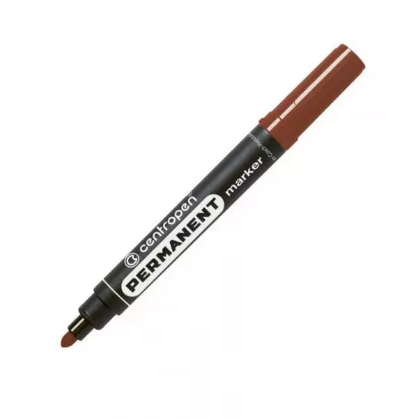 Permanentný popisovač Centropen 8566 hnedý