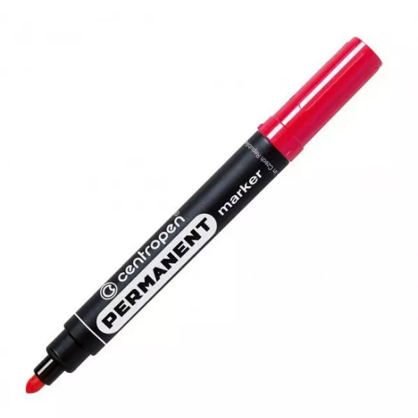 Permanentný popisovač Centropen 8566 červený