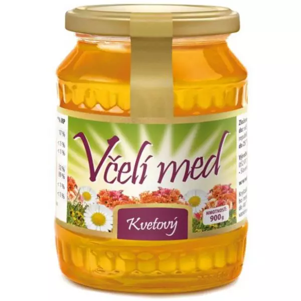 Med včelí MEDAS kvetový 900 g.