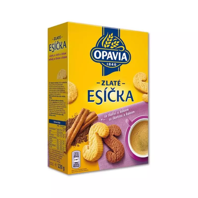 Zlaté Esíčka škorica/kakao 220g Zlaté Esíčka škorica/kakao 220g