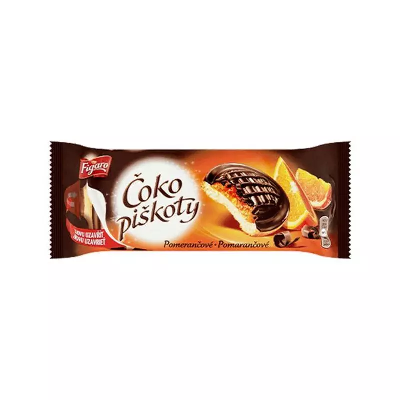Figaro Čoko piškóty pomaranč 147 g Figaro Čoko piškóty pomaranč 147 g