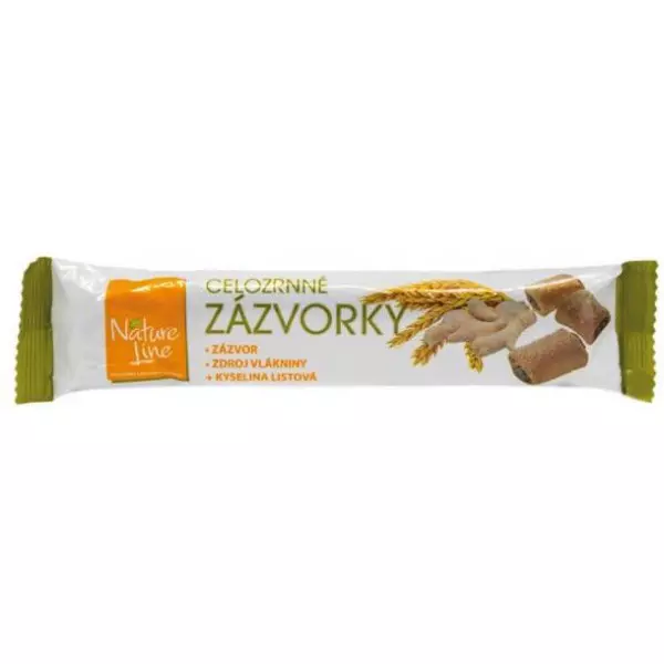 NATURE LINE sušienky celozrnné Zázvorky 65 g