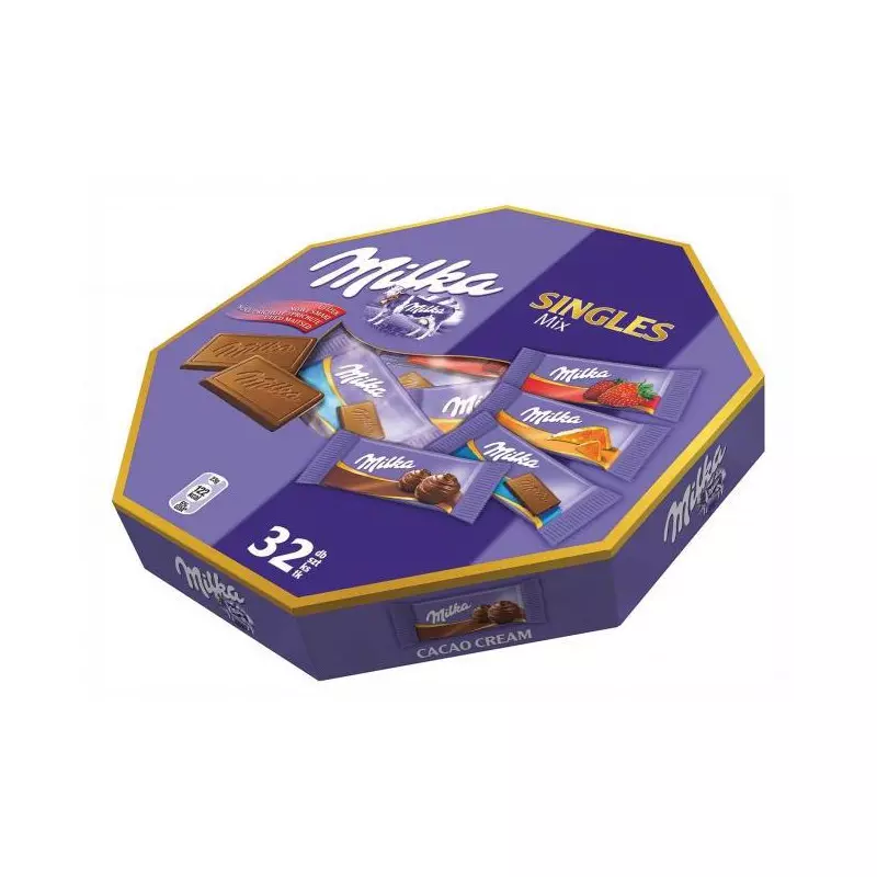 Milka Singles čokoládky MIX 138g Milka Singles čokoládky MIX 138g