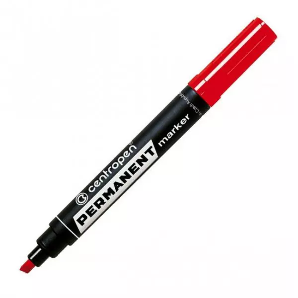 Permanentný popisovač Centropen 8576 červený