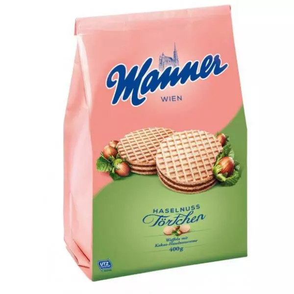 Čokoládovo-orieškové tortičky Manner 400 g
