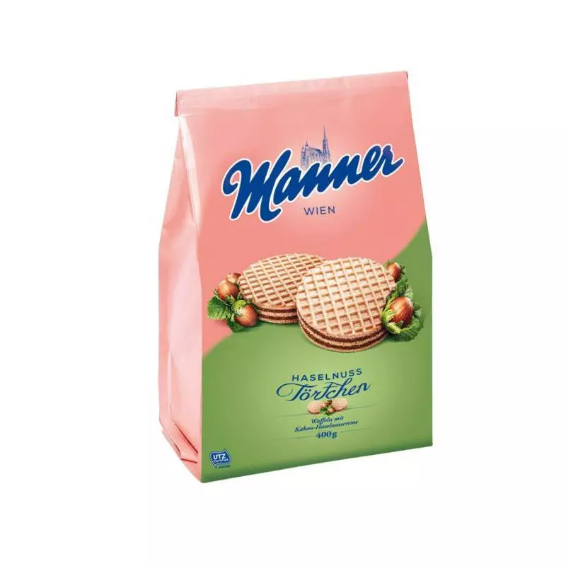 Čokoládovo-orieškové tortičky Manner 400 g Čokoládovo-orieškové tortičky Manner 400 g