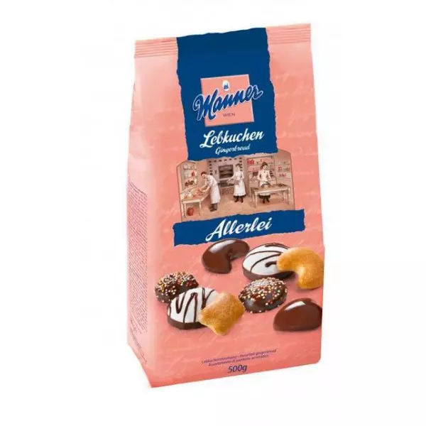 Zmes jemných perníkov Manner s polevou 500 g