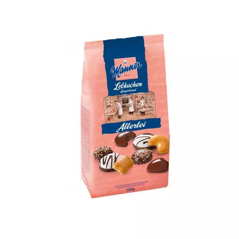 Zmes jemných perníkov Manner s polevou 500 g Zmes jemných perníkov Manner s polevou 500 g
