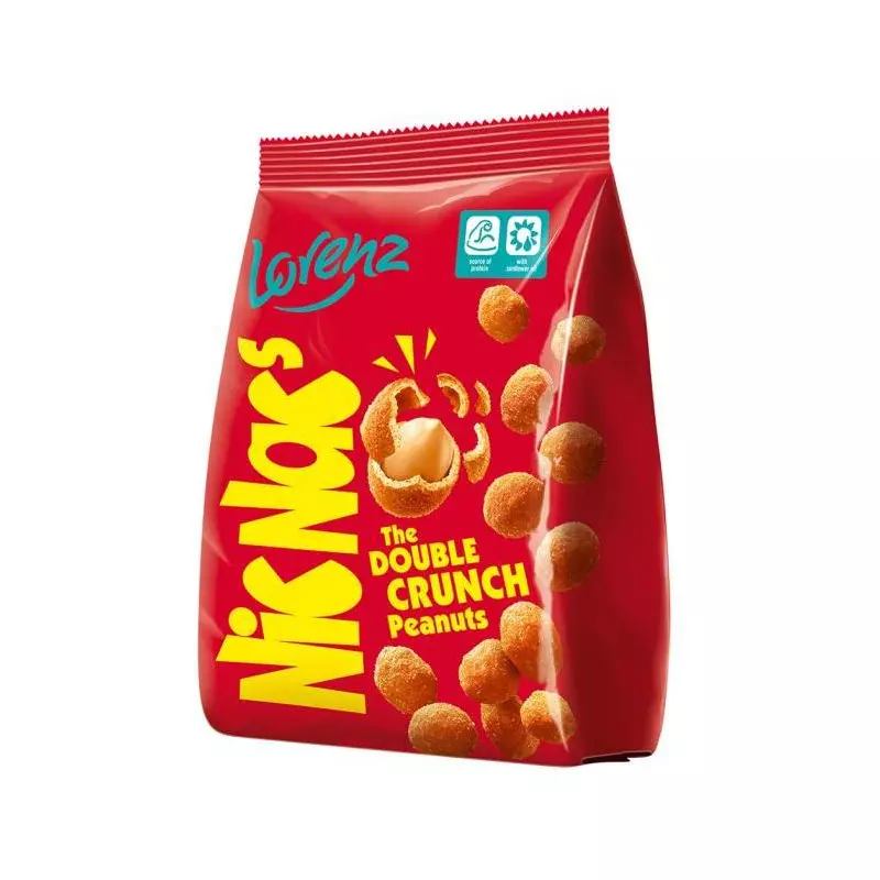 Arašidy Lorenz Nic Nac´s obaľované 125 g Arašidy Lorenz Nic Nac´s obaľované 125 g