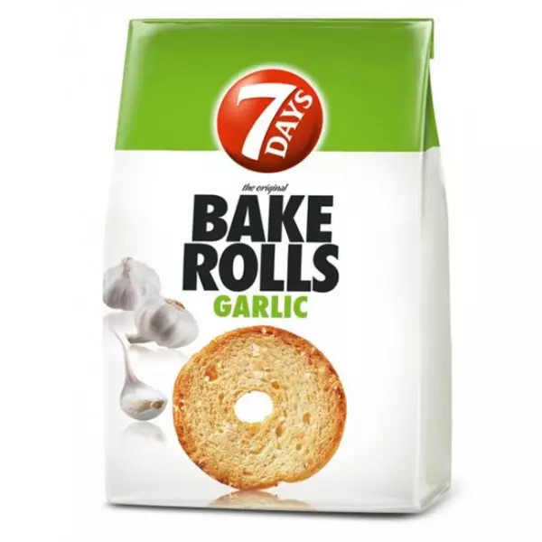 Bake Rolls 7 Days cesnakový 80 g