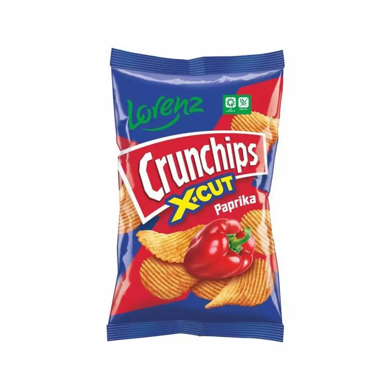 Crunchips X-cut paprika 75 g Crunchips X-cut paprika 75 g