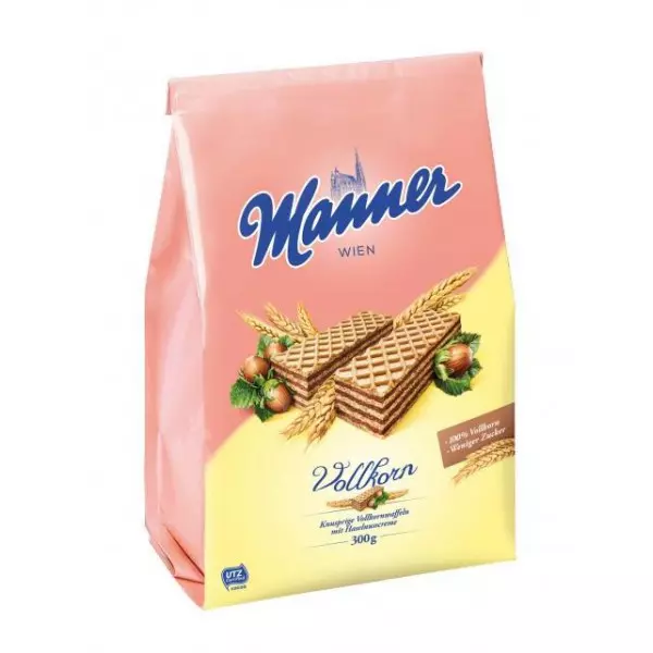 Oblátky Manner lieskovoorieškové celozrnné 400 g